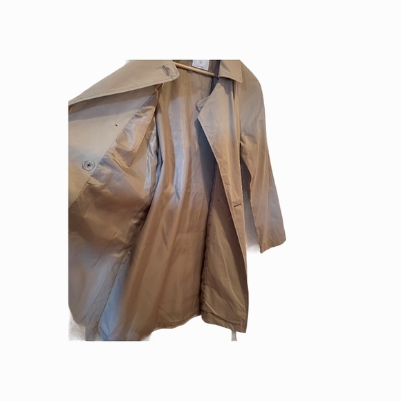 Old Navy Ladies Tan Beige Pea Coat Water Resistant - Picture 9 of 10